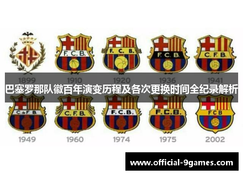 巴塞罗那队徽百年演变历程及各次更换时间全纪录解析